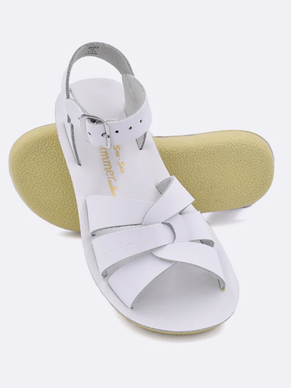 Sun San by Salt Water Sandals White - Kids Size 1